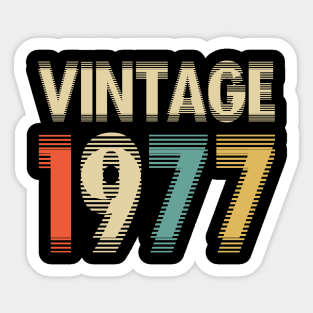 Vintage 1977 Sticker